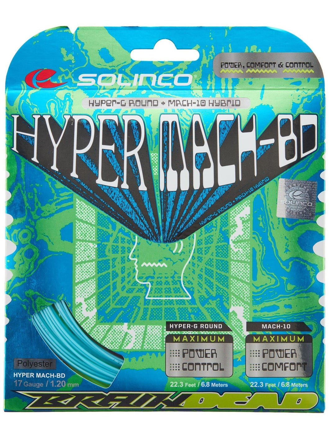 Solinco x Brain Dead – Hyper Mach-BD Hybridset (1.20mm)