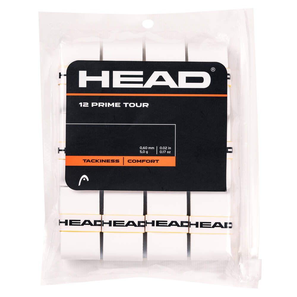 Head Prime Tour 12er Pack Overgrips Weiß