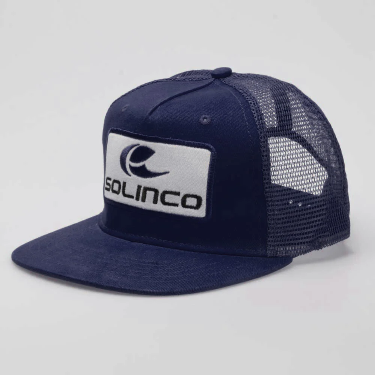 Solinco Trucker Snapback Cap Navy Blue