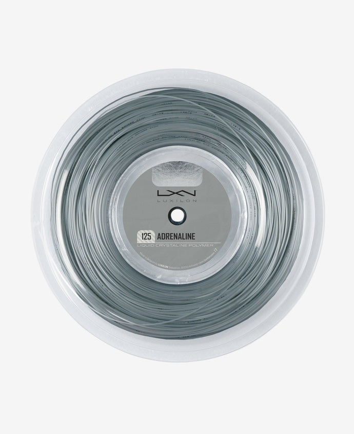 Luxilon Adrenaline 1.25mm 200m Rolle Grau