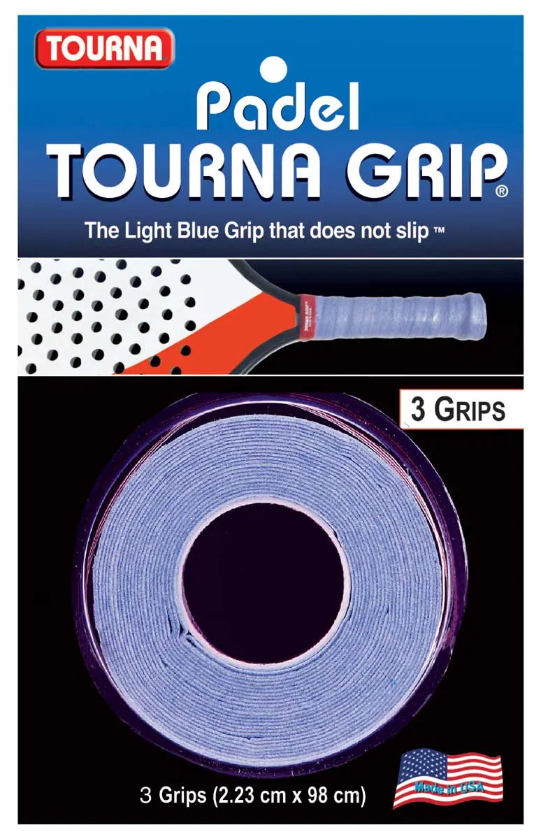 Tourna Grip Padel Overgrip 3er Pack – Trockener Profi-Grip für Schweißhände